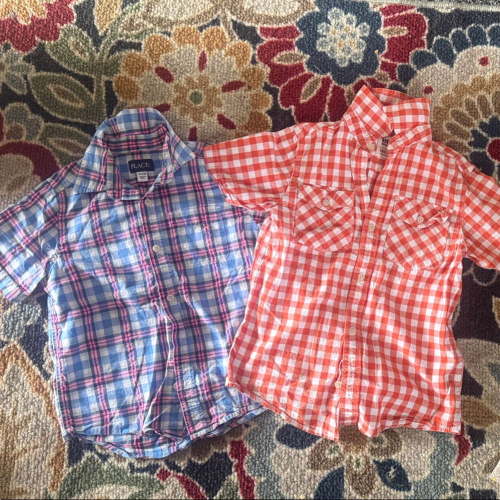 7/8 Short-Sleeve Button-Down Shirts